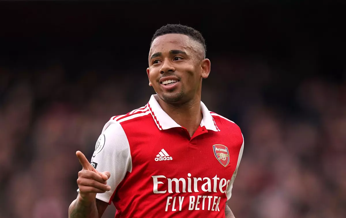 GOAL: Gabriel Jesus grabs his second after Trossard’s superb cross